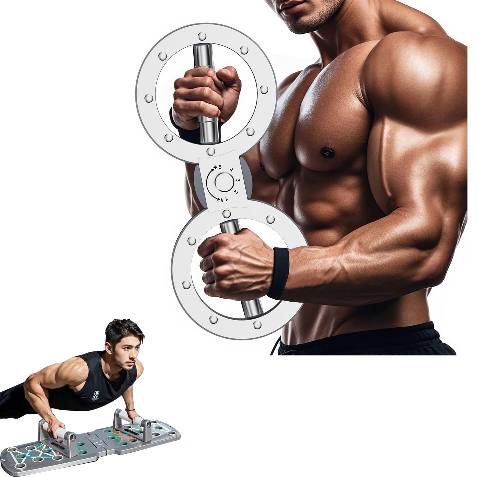 Amazon.co.jp: バーンマシン アームエクササイズ器具 20段階調節可能